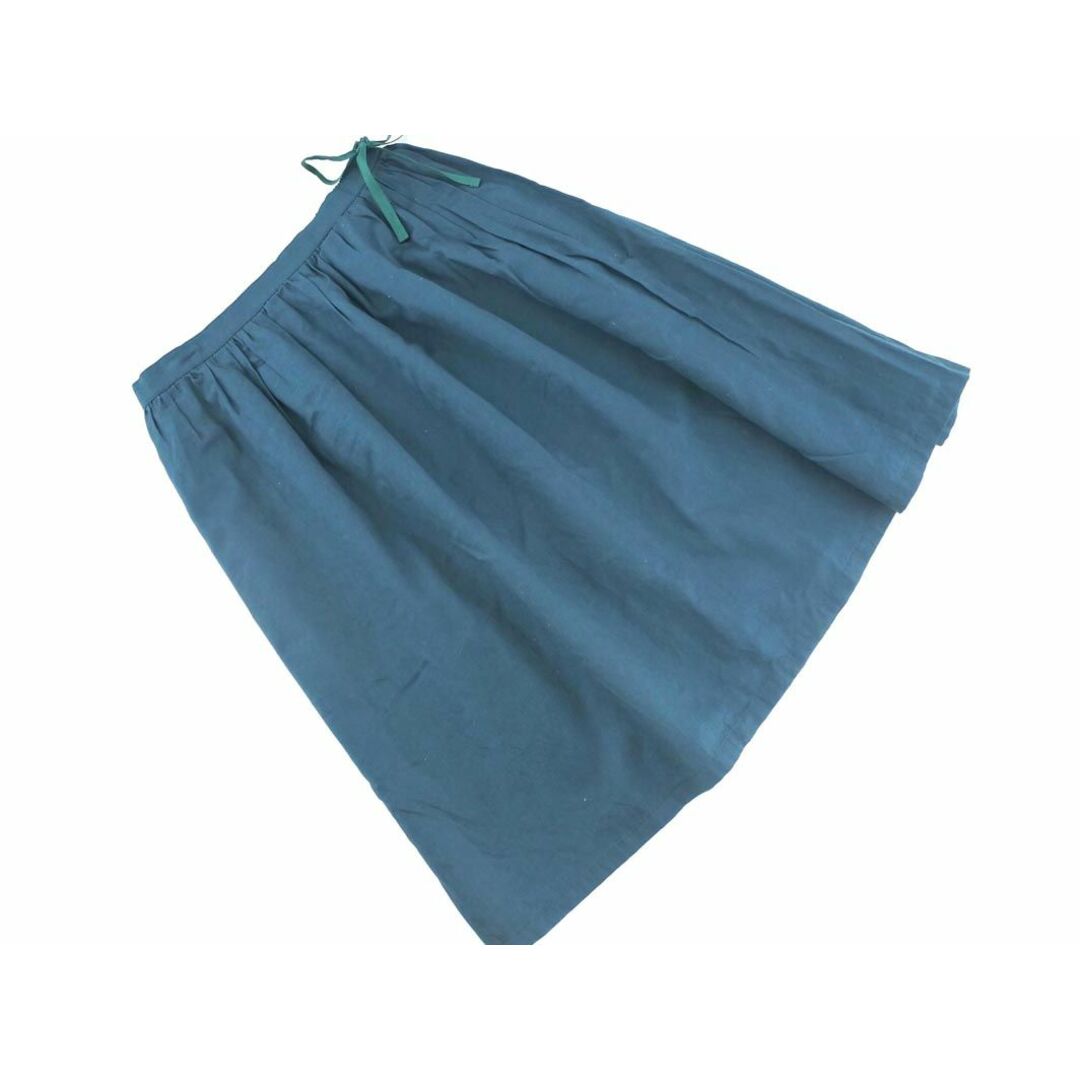 chambre de charme(シャンブルドゥシャーム)のシャンブルドゥシャーム Aライン スカート sizeF/緑 ■■ レディース レディースのスカート(ひざ丈スカート)の商品写真