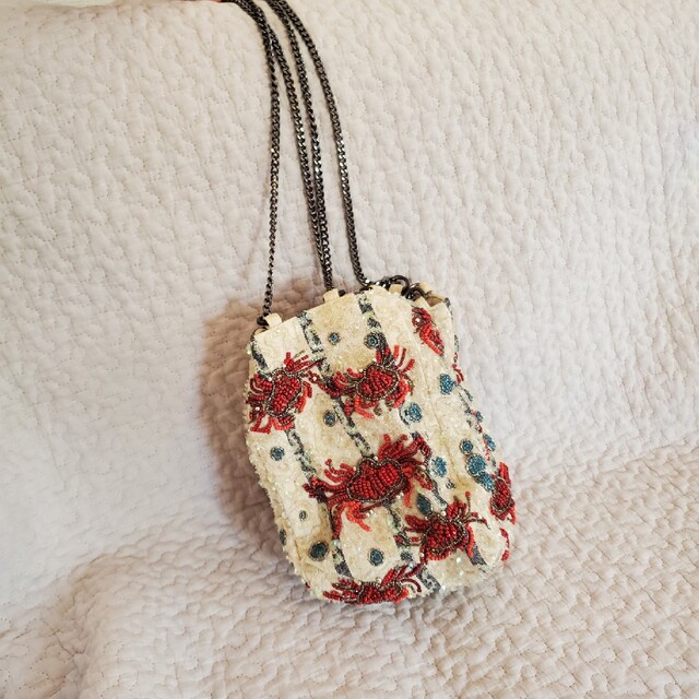 ZARA - ZARA カニ柄 スパンコールショルダーバッグの通販 by ZARA - ZARA カニ柄 スパンコールショルダーバッグの通販 by