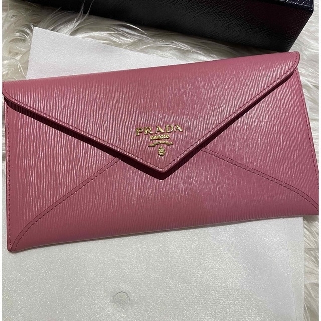 PRADA*エンベロープ型*長財布 PRADA プラダ レター型 長財布 レター財布 エンベロープ