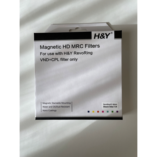 H&Y REVORING ブラックミスト1/4 67-82mm 新品