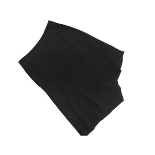 マックスアンドコー(Max & Co.)のマックスアンドコー 変形 巻き ラップ スカート size38/黒 ■■ レディース(ひざ丈スカート)
