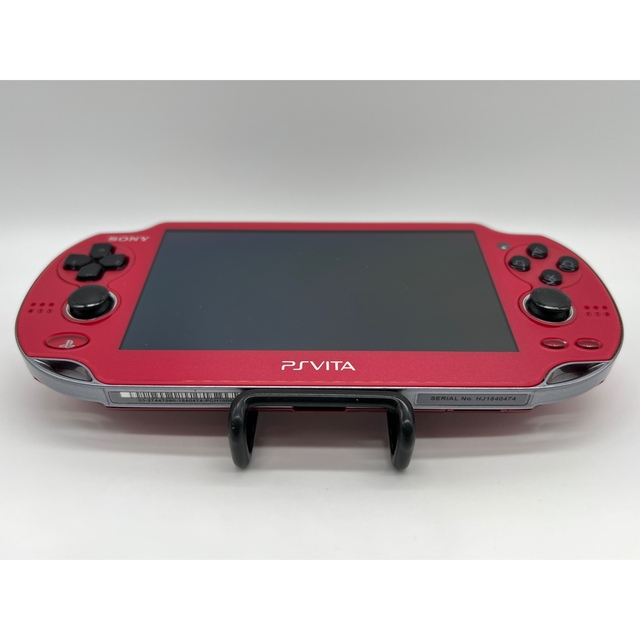 PlayStation Vita(プレイステーションヴィータ)の【液晶美品】PlayStation Vita PCH-1000 レッド 本体 エンタメ/ホビーのゲームソフト/ゲーム機本体(携帯用ゲーム機本体)の商品写真