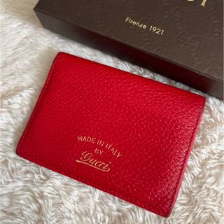 グッチ(Gucci)の極上美品 GUCCI グッチ カードケース パスケース(名刺入れ/定期入れ)