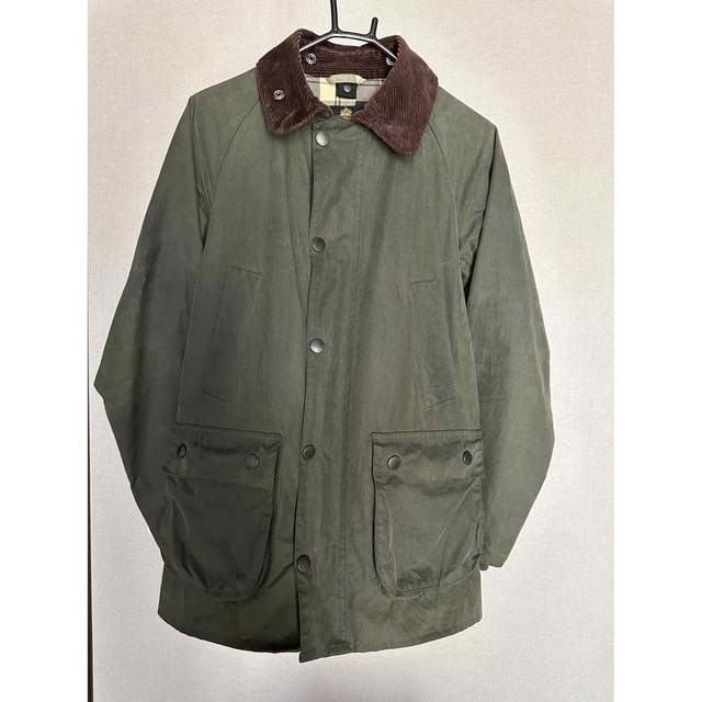 【美品】Barbour バブアー ビデイルSLピーチド36 セージグリーン