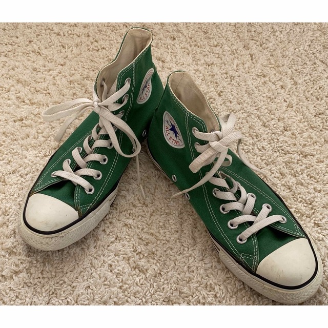 ALL STAR（CONVERSE）(オールスター)のコンバース　オールスターハイカット　グリーン　25cm レディースの靴/シューズ(スニーカー)の商品写真