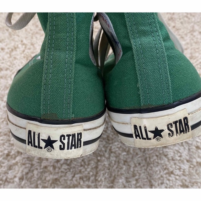 ALL STAR（CONVERSE）(オールスター)のコンバース　オールスターハイカット　グリーン　25cm レディースの靴/シューズ(スニーカー)の商品写真