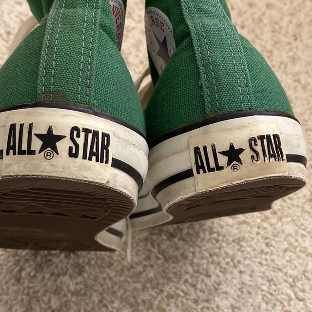 ALL STAR（CONVERSE）(オールスター)のコンバース　オールスターハイカット　グリーン　25cm レディースの靴/シューズ(スニーカー)の商品写真