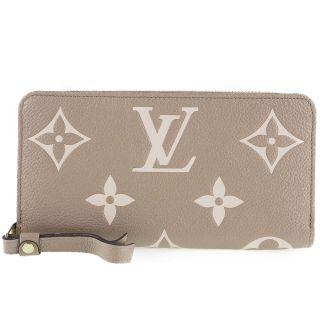 ルイヴィトン(LOUIS VUITTON)の【LOUIS VUITTON】ルイ・ヴィトン ジッピー・ウォレット M69794 モノグラムアンプラント トゥルトレール クレーム ベージュ レディース 長財布(財布)