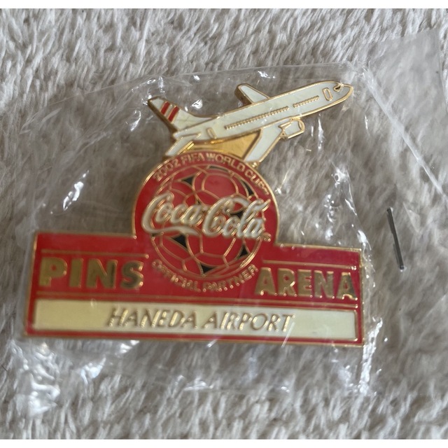 コカ・コーラ(コカコーラ)の2002FIFA W杯　日韓開催　コカコーラピンバッジ　PINS ARENA  エンタメ/ホビーのコレクション(その他)の商品写真