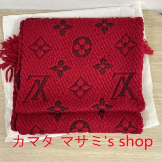 ヴィトン(LOUIS VUITTON) マフラー/ショール(レディース)(レッド/赤色 ...
