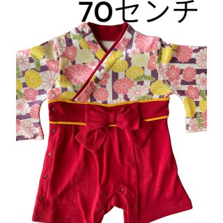 袴　ロンパース   70センチ(ロンパース)