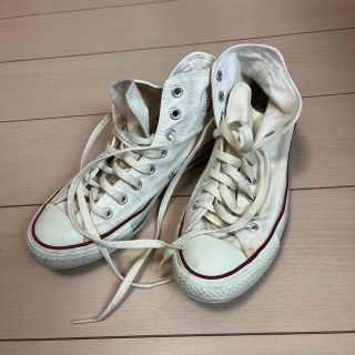 コンバース(CONVERSE)のコンバース　スニーカー　メンズ　ハイカット　26センチ　ホワイト(スニーカー)