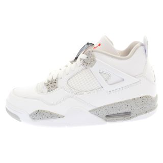 ナイキ(NIKE)のNIKE ナイキ AIR JORDAN 4 RETRO Tech White エアジョーダン4 レトロ スニーカー ホワイト US9.5/27.5cm CT8527-100(スニーカー)