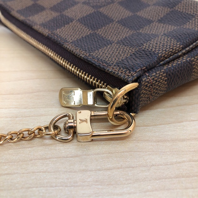 LOUIS VUITTON - ルイヴィトン ダミエ チェーン ポーチ ミニバッグ