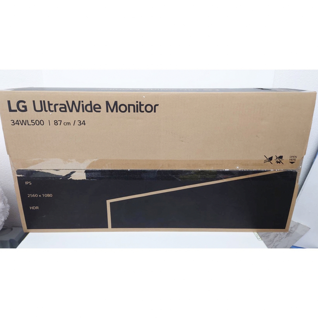 LG Electronics(エルジーエレクトロニクス)のLG モニター ディスプレイ 34WL500-B 34インチ ワイド スマホ/家電/カメラのPC/タブレット(ディスプレイ)の商品写真