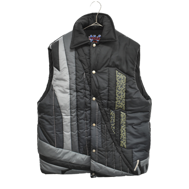 HOUSE OF ERRORS ハウスオブエラー QUILTED NYLON VEST キルテッドナイロンダウンベスト ブラック