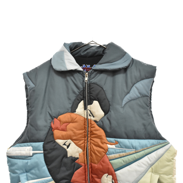 HOUSE OF ERRORS ハウスオブエラー Brighton Beach Puffer Vest ブライトンビーチパファーベスト マルチ