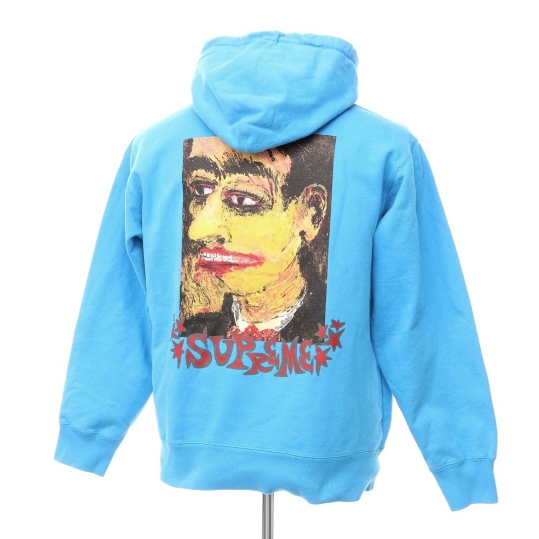 【中古】シュプリーム Supreme 18AW Portrait Hooded Sweatshirt プリント 裏起毛スウェット  パーカー【サイズL】【メンズ】