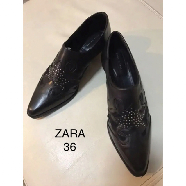 お値下げ‼️ZARA スタッズ ローファー ブーツ 試着のみ