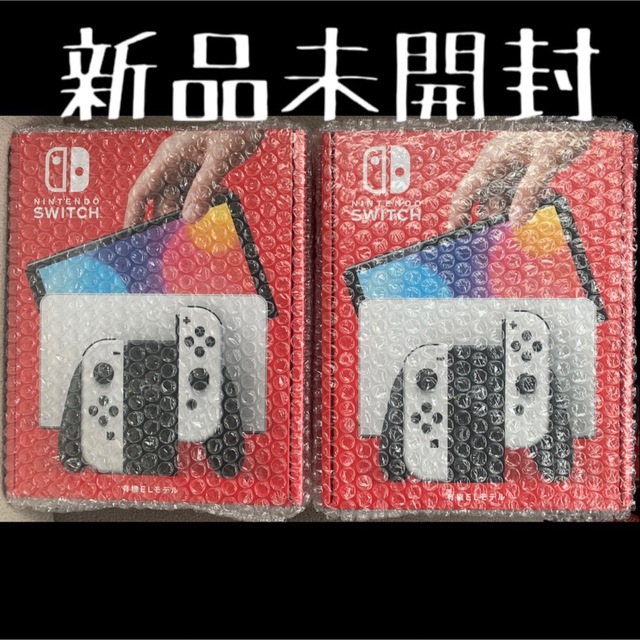 任天堂(ニンテンドウ)のニンテンドースイッチ有機ELモデル　2台 エンタメ/ホビーのゲームソフト/ゲーム機本体(家庭用ゲーム機本体)の商品写真