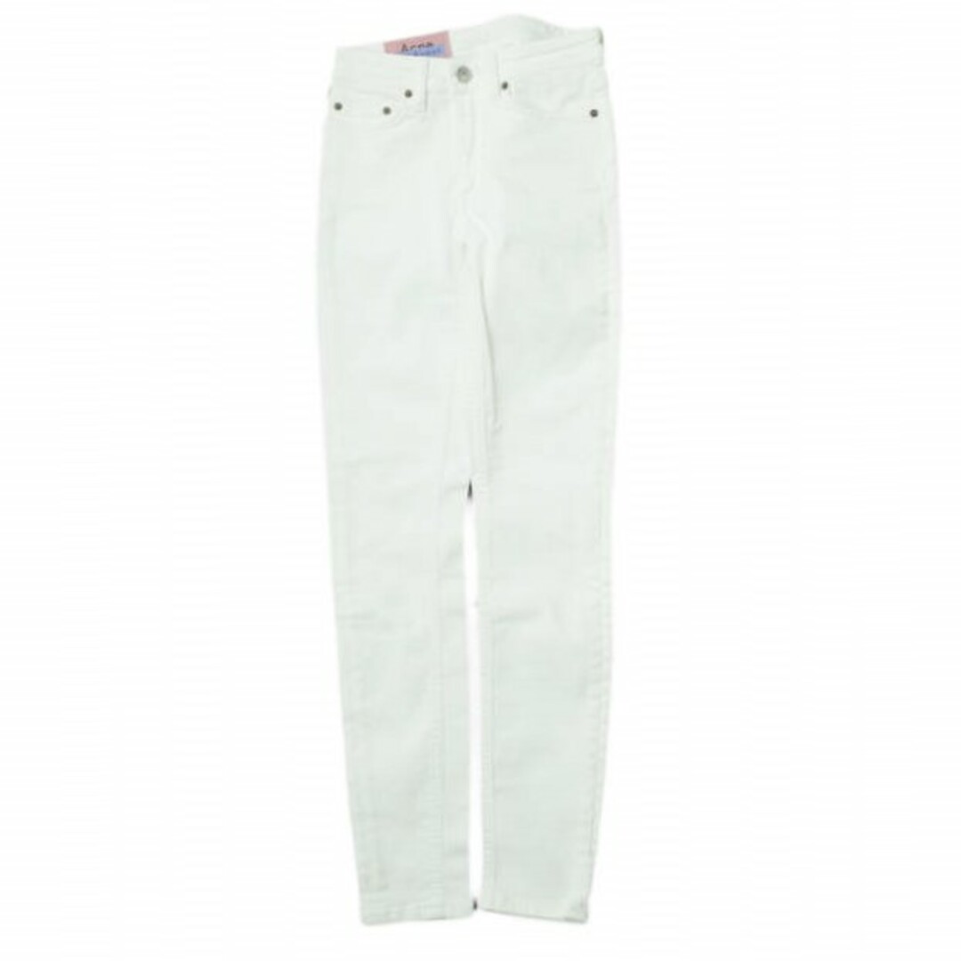 Acne Studios Bla Konst アクネ ストゥディオズ ブロコンスト Climb White 5ポケットスキニーデニムパンツ 30D176-157 24 ホワイト ジップフライ ジーンズ ボトムス【Acne Studios Bla Konst】