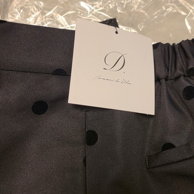 お値下げしました」maison de dolce.フロッキードットパンツ リアル 35