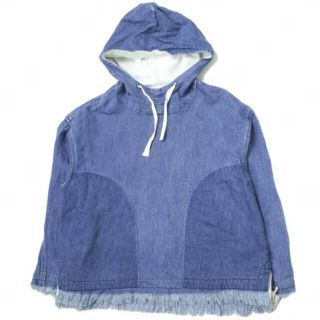 ATELIER BETON アトリエベトン 19SS 日本製 DENIM ANORAK デニムアノラックジャケット 191-09C 4 Indigo プルオーバー パーカー アウター【中古】【ATELIER BETON】(Gジャン/デニムジャケット)