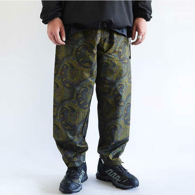 KAPTAIN SUNSHINE キャプテンサンシャイン 20SS 日本製 Athletic Easy Pants ペイズリー アスレチックイージーパンツ KS20SPT14 30 DARK PAISLEY テーパード ボトムス【KAPTAIN SUNSHINE】約305cm股下