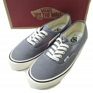 ヴァンズ(VANS)のVANS バンズ STYLE 44 AUTHENTIC DX オーセンティック US10(28cm) OG Dark Grey キャンバス Anaheim Factory Collection スニーカー シューズ【新古品】【中古】【VANS】(スニーカー)