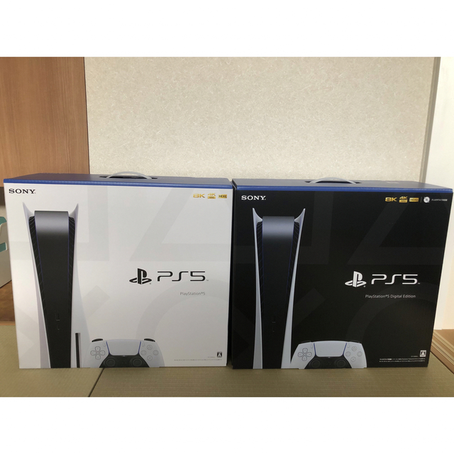 【2台】PlayStation5 CFI-1200A01・CFI-1200B01ゲームソフト/ゲーム機本体