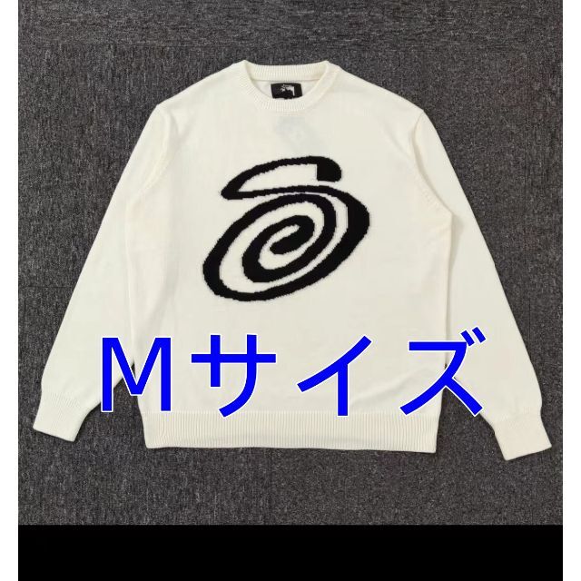STUSSY SWEATER ステューシー ニットセーター Mサイズ 【即出荷】 64.0