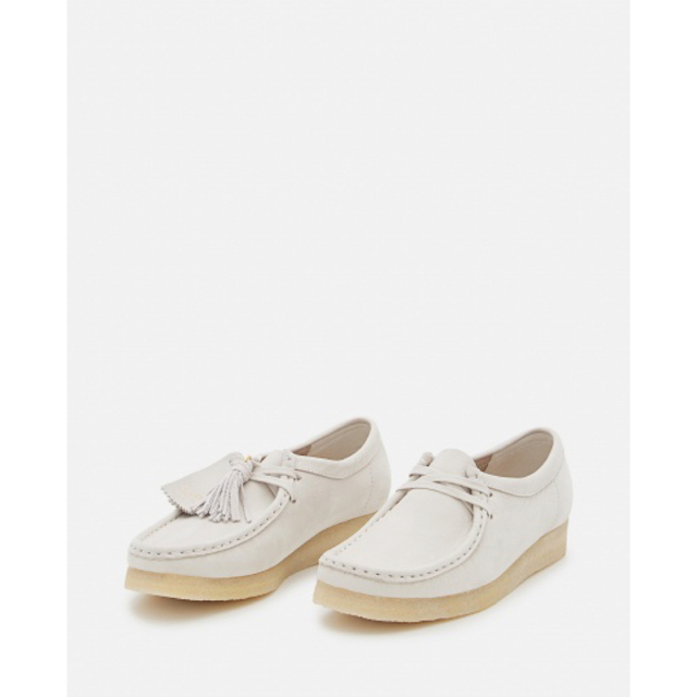 新品クラークス　ワラビー　WALLABEE  レザーブーツ　UK5.5 24.5