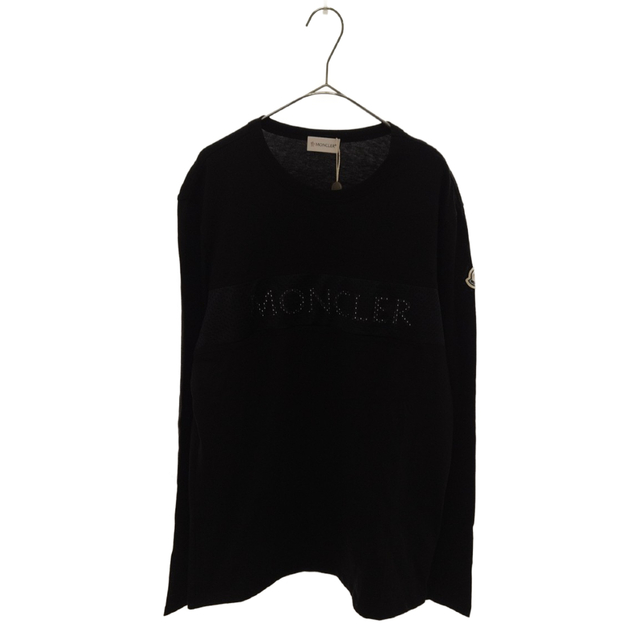 MONCLER モンクレール 20SS MAGLIA T-SHIRT M/LUNGA フロントロゴ ロングスリーブカットソー 長袖Tシャツ ブラック G10918D71810