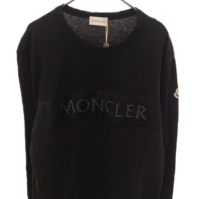 MONCLER モンクレール 20SS MAGLIA T-SHIRT M/LUNGA フロントロゴ ロングスリーブカットソー 長袖Tシャツ ブラック G10918D71810