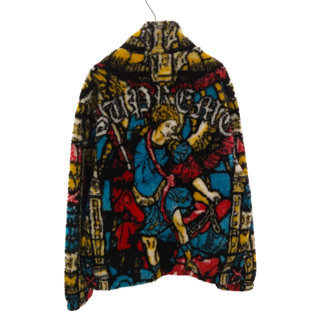 Supreme(シュプリーム)のSUPREME シュプリーム 21SS Saint Michael Fleece Jacket セント ミカエル フリースジャケット マルチカラー メンズのジャケット/アウター(フライトジャケット)の商品写真