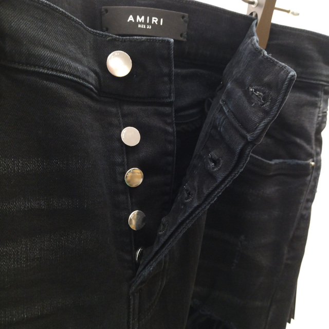 AMIRI - AMIRI アミリ Thrasher Plus Jeans スラッシャー ダメージ 
