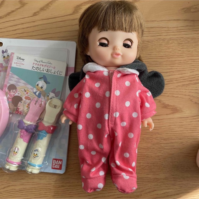 レミンちゃん本体、お食事プレート キッズ/ベビー/マタニティのおもちゃ(ぬいぐるみ/人形)の商品写真