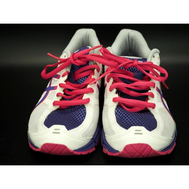 asics(アシックス)のASICS アシックス LADY GEL-DS FUNLINE3 ランニングシューズ スニーカー size23ｃｍ/白ｘ紫 ■■ レディース レディースの靴/シューズ(スニーカー)の商品写真