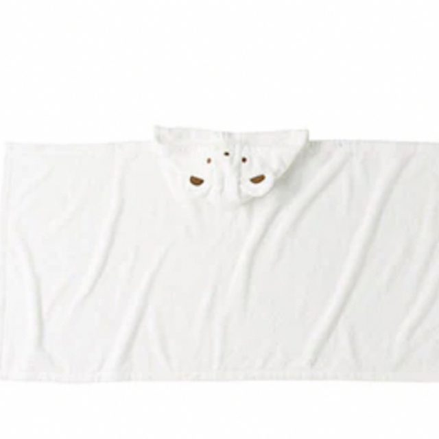 familiar(ファミリア)のファミちゃんポンチョ型バスタオル キッズ/ベビー/マタニティのベビー服(~85cm)(バスローブ)の商品写真