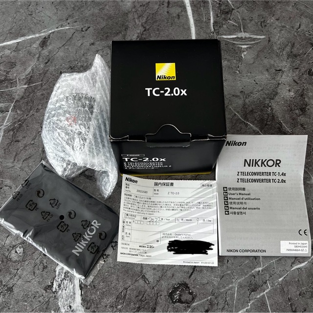 国内発送】 Nikon - Nikon Z テレコンバーター TC-2.0x ニコン Z