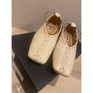 ジルサンダー(Jil Sander)のジルサンダー  フラットシューズ　バレエシューズ　23cm 35.5(バレエシューズ)