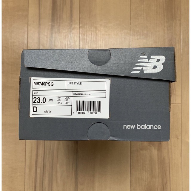 New Balance(ニューバランス)のnew balance ニューバランスM5740PSG グレー 23cm 新品 レディースの靴/シューズ(スニーカー)の商品写真