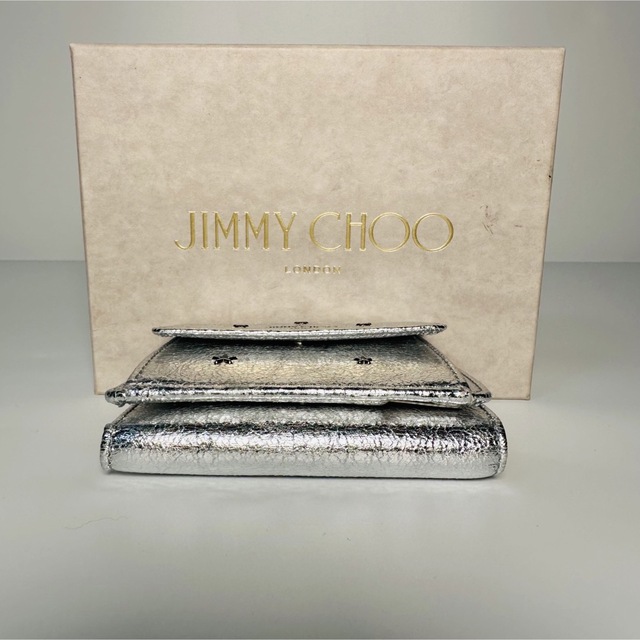 ★美品★ JIMMYCHOO ジミーチュー　コンパクト　財布　箱有　ユニセックス