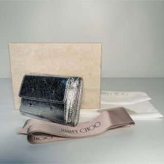 ★美品★ JIMMYCHOO ジミーチュー　コンパクト　財布　箱有　ユニセックス