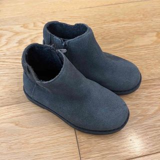 ザラキッズ(ZARA KIDS)のzara baby スエード ブーツ グレー 16cm(ブーツ)