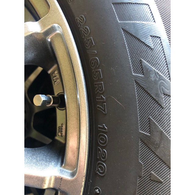 ブリザックホイール付き4本SET 225/65R 17