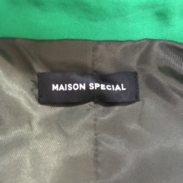 MAISON SPECIAL ベルスリーブカットオフコート 2