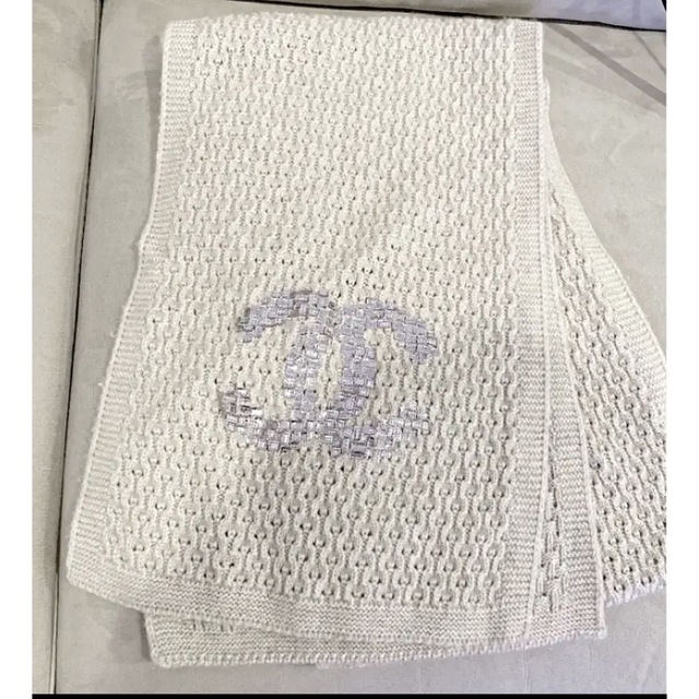 CHANEL 風　　カメリア　カシミアショール　新品未使用