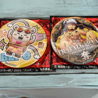 ONE PIECE 輩缶バッジ　FILM RED ベポ　ロー(バッジ/ピンバッジ)