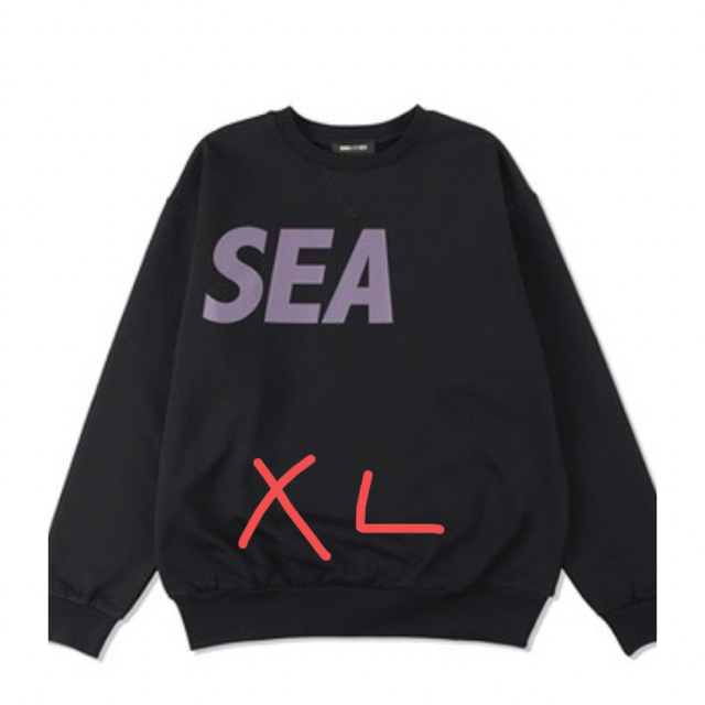 SEA Crew neck / Black_D_Violet - XLsupreme